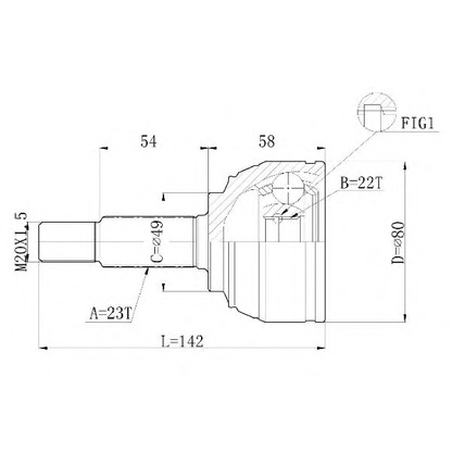 Foto Kit giunti, Semiasse STATIM C540