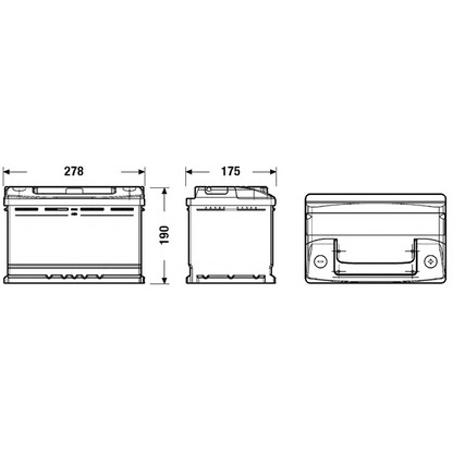 Photo Starter Battery; Starter Battery DETA DC700