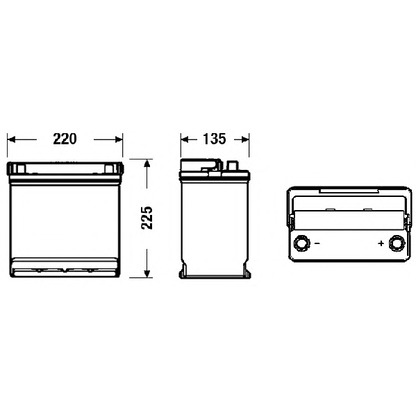 Foto Batteria avviamento; Batteria avviamento DETA DB450