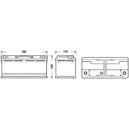 Photo Starter Battery; Starter Battery DETA DB1100