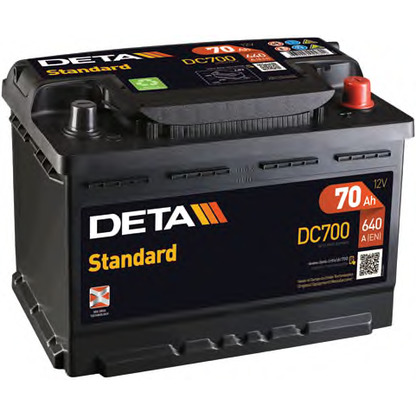 Foto Batteria avviamento; Batteria avviamento DETA DC700