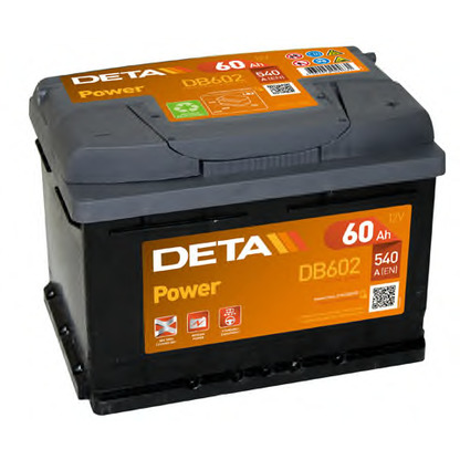 Foto Batteria avviamento; Batteria avviamento DETA DB602