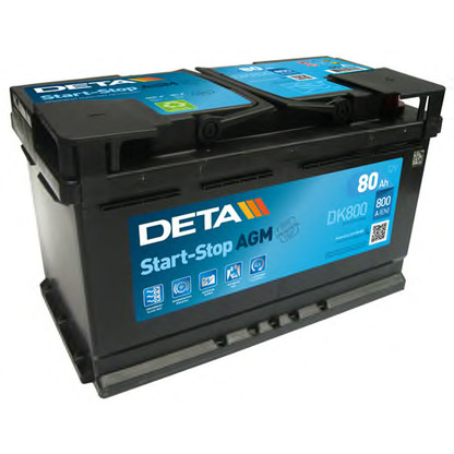 Photo Starter Battery; Starter Battery DETA DK800