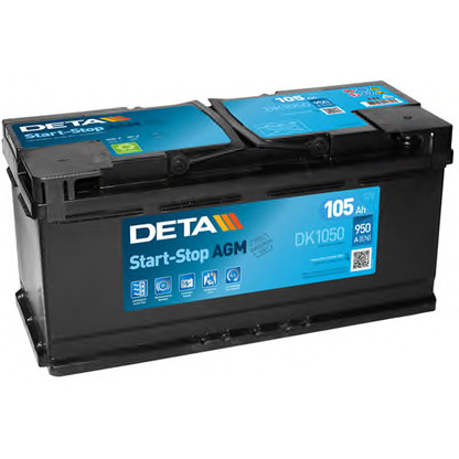 Zdjęcie Akumulator; Akumulator DETA DK1050