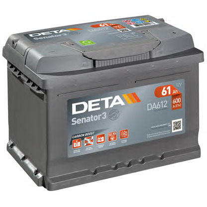 Photo Batterie de démarrage; Batterie de démarrage DETA DA612