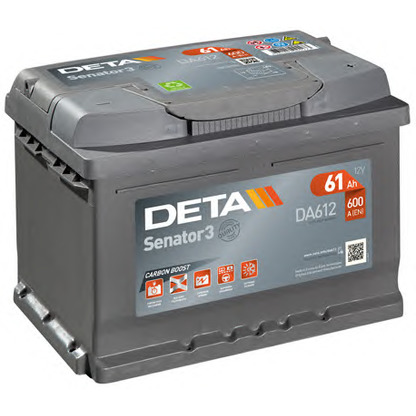 Foto Batteria avviamento; Batteria avviamento DETA DA612