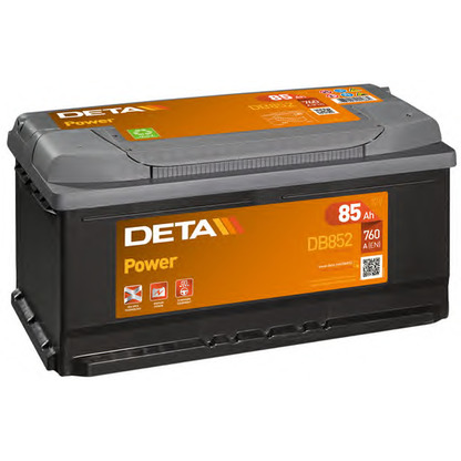 Photo Batterie de démarrage; Batterie de démarrage DETA DB852