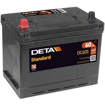 Photo Batterie de démarrage; Batterie de démarrage DETA DC605