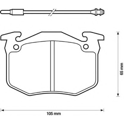 Photo Brake Pad Set, disc brake STOP 571262S