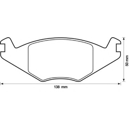 Photo Brake Pad Set, disc brake STOP 571315S