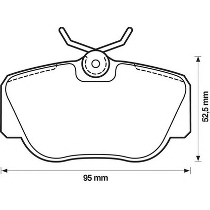 Photo Brake Pad Set, disc brake STOP 571353S