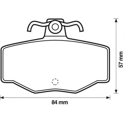 Photo Brake Pad Set, disc brake STOP 571421S