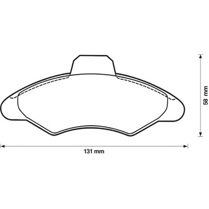 Photo Brake Pad Set, disc brake STOP 571725S