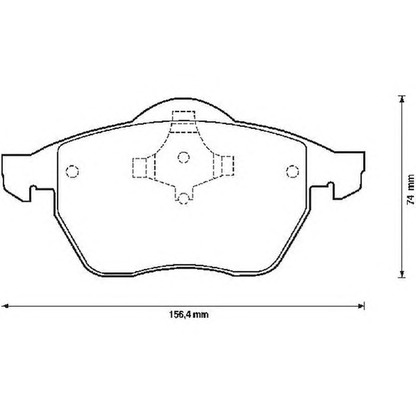 Photo Brake Pad Set, disc brake STOP 571900S