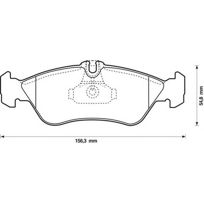 Photo Brake Pad Set, disc brake STOP 571910S