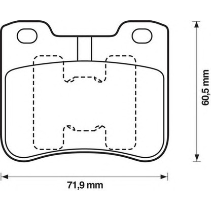 Photo Brake Pad Set, disc brake STOP 571912S