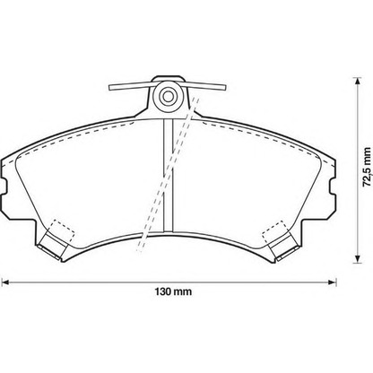 Photo Brake Pad Set, disc brake STOP 571940S