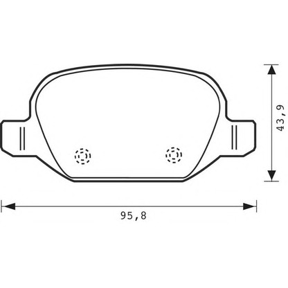 Photo Brake Pad Set, disc brake STOP 573014S