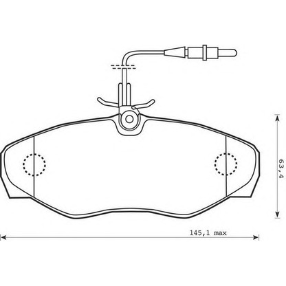 Photo Brake Pad Set, disc brake STOP 573095S