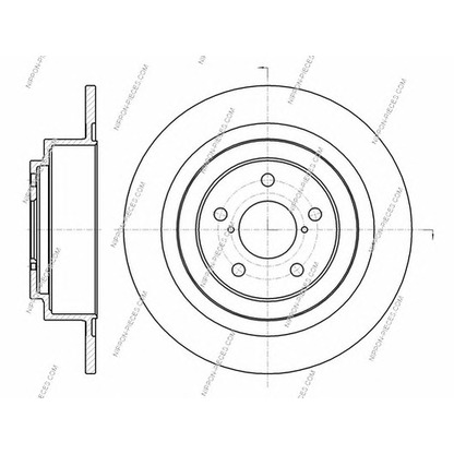 Фото Тормозной диск NPS S331U03