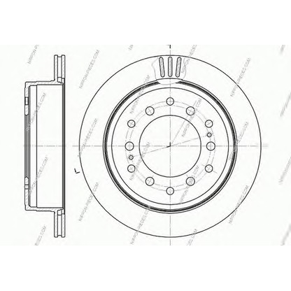 Фото Тормозной диск NPS T331A14