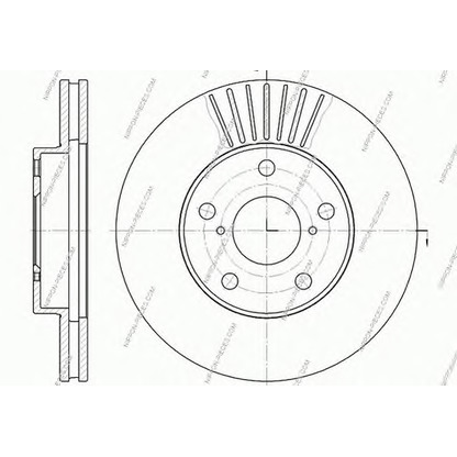 Foto Bremsscheibe NPS T330A03