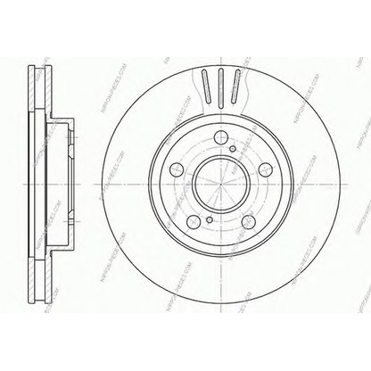 Фото Тормозной диск NPS T330A87