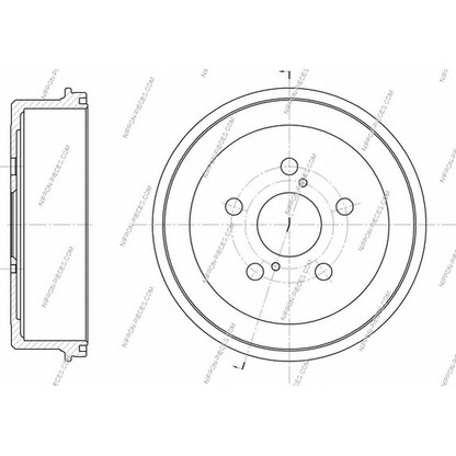 Zdjęcie Bęben hamulcowy NPS T340A06