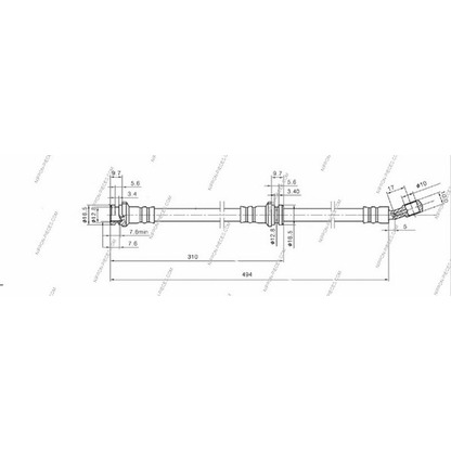 Photo Brake Hose NPS N370N152