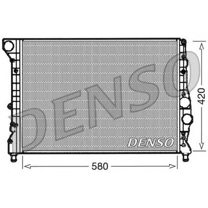 Foto Radiador, refrigeración del motor NPS DRM01001