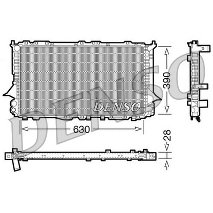 Photo Radiateur, refroidissement du moteur NPS DRM02005