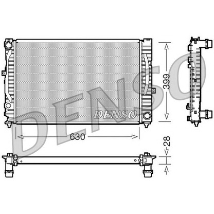 Photo Radiator, engine cooling NPS DRM02032