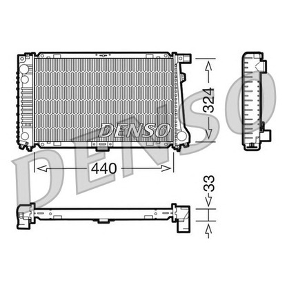 Photo Radiator, engine cooling NPS DRM05032