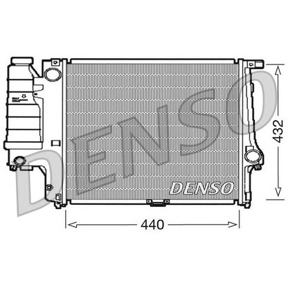 Photo Radiator, engine cooling NPS DRM05037