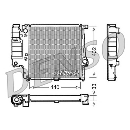 Foto Radiatore, Raffreddamento motore NPS DRM05038