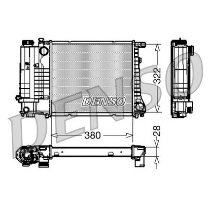 Foto Radiador, refrigeración del motor NPS DRM05044