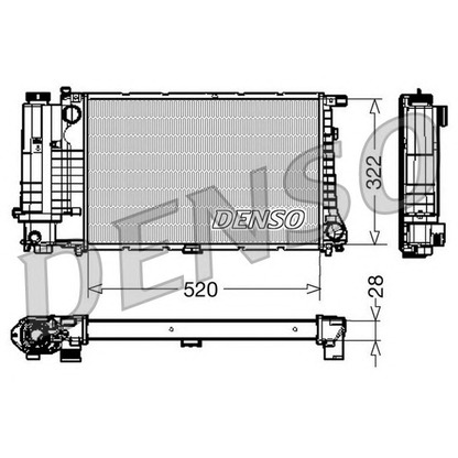 Foto Radiatore, Raffreddamento motore NPS DRM05045