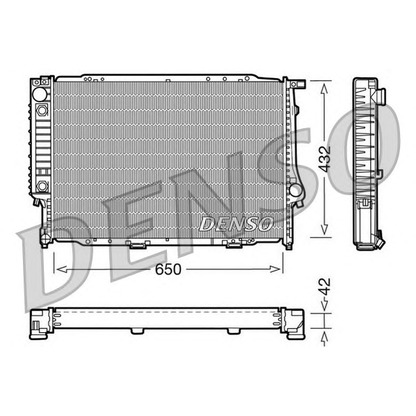 Foto Radiatore, Raffreddamento motore NPS DRM05054