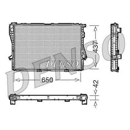 Photo Radiator, engine cooling NPS DRM05068