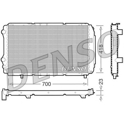 Foto Radiador, refrigeración del motor NPS DRM09077