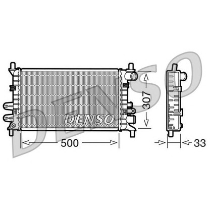 Foto Kühler, Motorkühlung NPS DRM10027