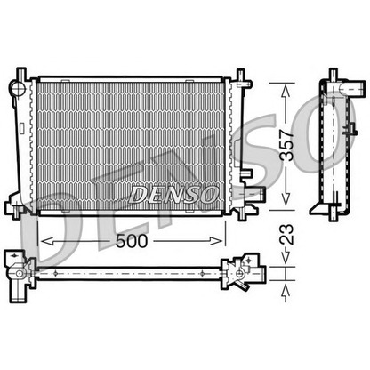 Foto Radiatore, Raffreddamento motore NPS DRM10038