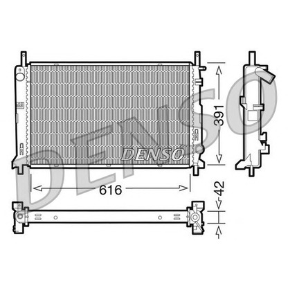 Photo Radiator, engine cooling NPS DRM10071