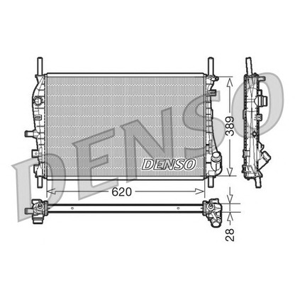 Foto Radiatore, Raffreddamento motore NPS DRM10073