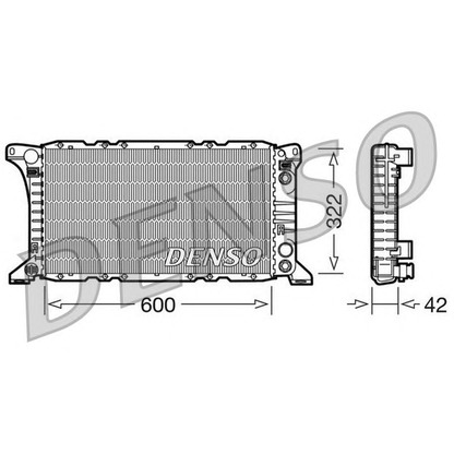 Photo Radiator, engine cooling NPS DRM10092