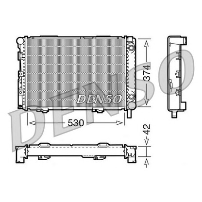 Foto Radiatore, Raffreddamento motore NPS DRM17026