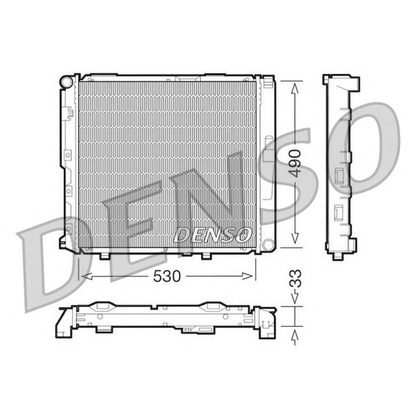 Foto Radiador, refrigeración del motor NPS DRM17038