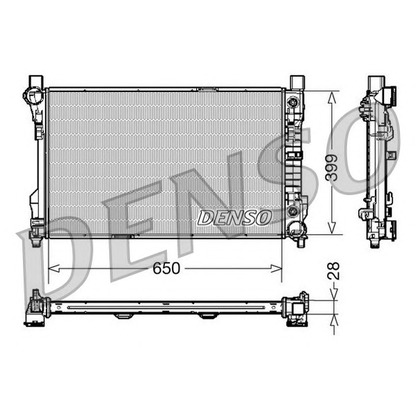 Photo Radiator, engine cooling NPS DRM17079