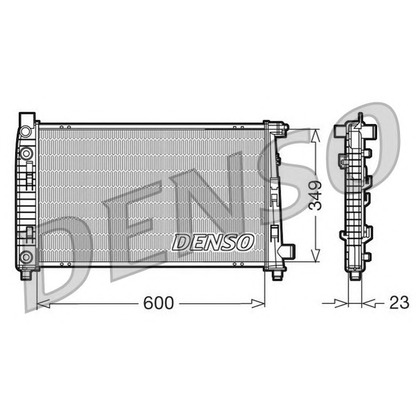 Foto Radiatore, Raffreddamento motore NPS DRM17102