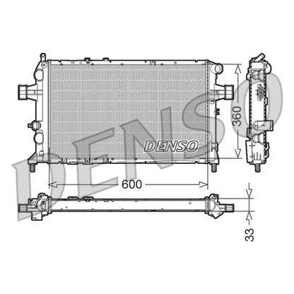 Foto Radiatore, Raffreddamento motore NPS DRM20018